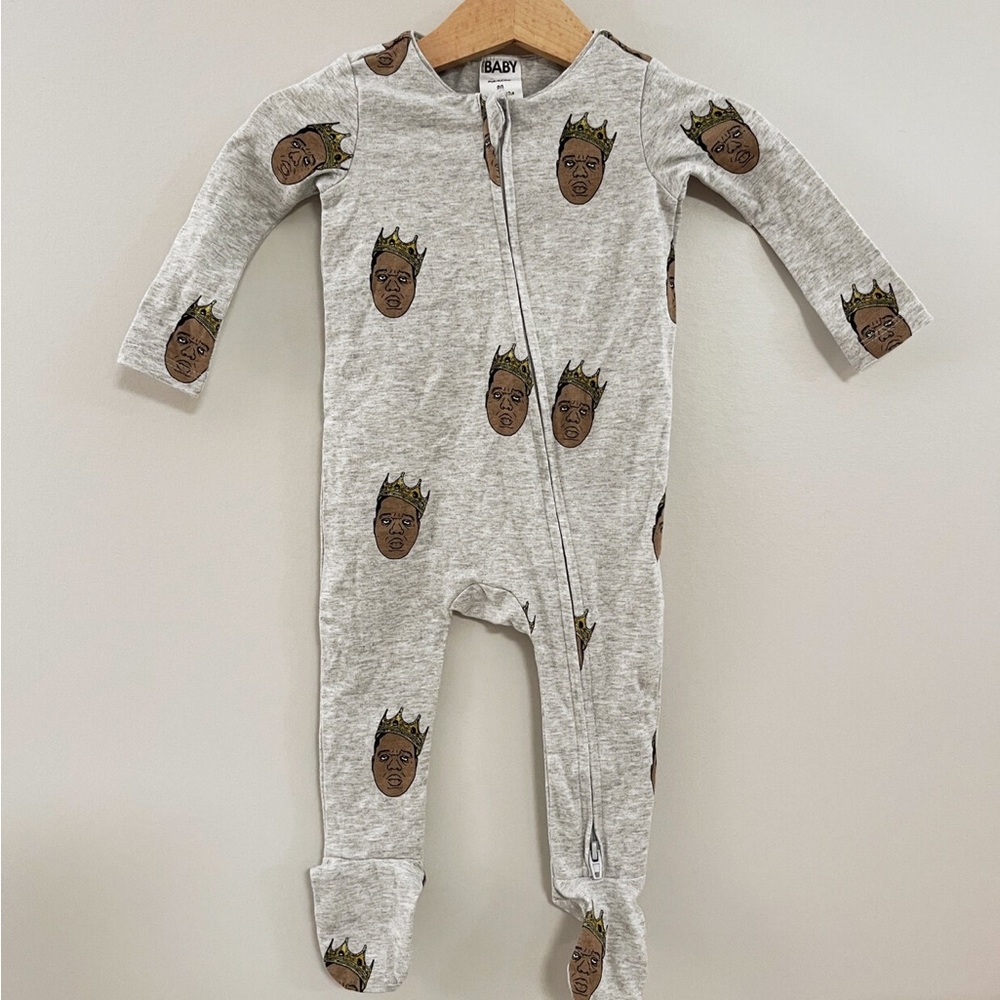4/$20 Notorious B.I.G. Double Zip Footie